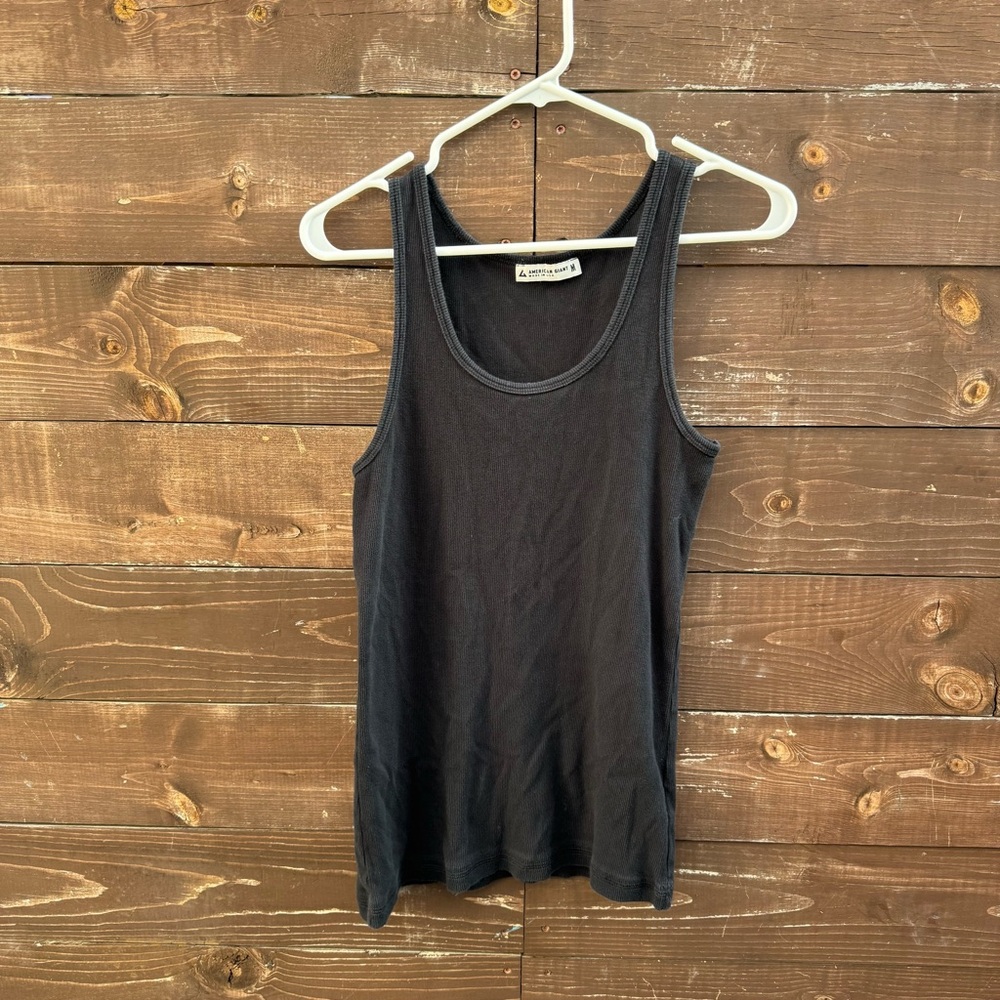 American Giant Black Tank Top Size Medium